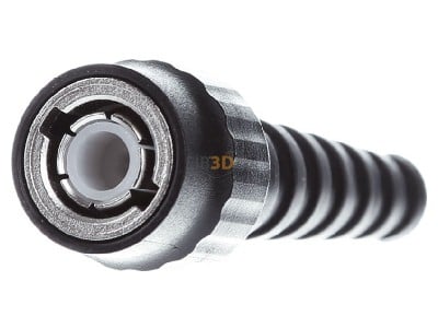 Front view Telegrtner J01000A0014 BNC plug connector 
