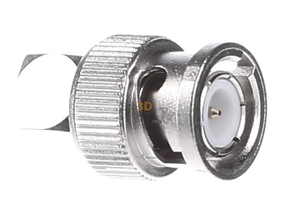 View on the left Telegrtner J01000A1257 BNC plug connector 
