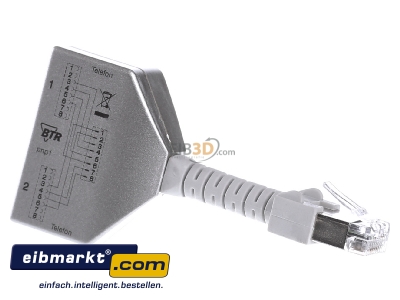 View on the right Metz Connect 130548-01-E Set Cable sharing adapter RJ45 8(8) 
