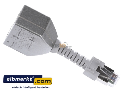 View top right Metz Connect 130548-01-E Set Cable sharing adapter RJ45 8(8) 
