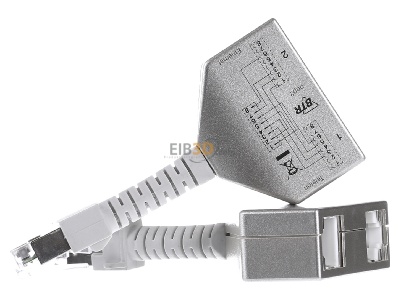 View on the left Metz Connect 130548-02-E Set Cable sharing adapter RJ45 8(8) 
