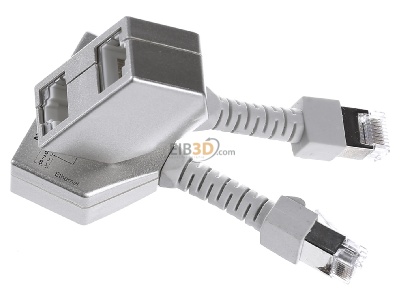 View top right Metz Connect 130548-02-E Set Cable sharing adapter RJ45 8(8) 
