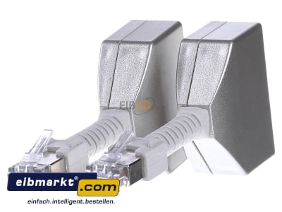 Back view Metz Connect 130548-03-E Set Cable sharing adapter RJ45 8(8) - 

