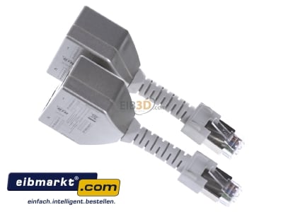 View top right Metz Connect 130548-03-E Set Cable sharing adapter RJ45 8(8) - 
