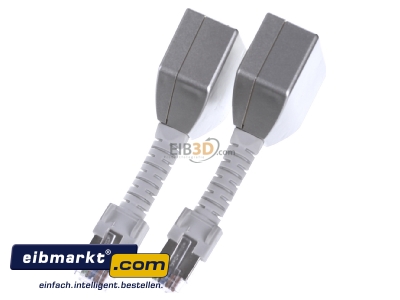 Top rear view Metz Connect 130548-03-E Set Cable sharing adapter RJ45 8(8) - 
