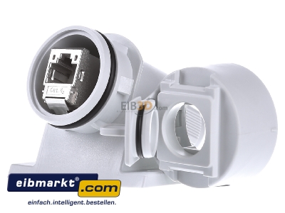 Front view Telegrtner J00020A0436 RJ45 8(8) jack
