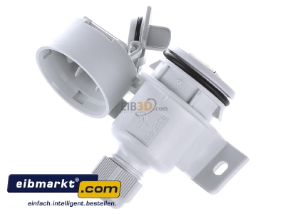 Top rear view Telegrtner J00020A0436 RJ45 8(8) jack
