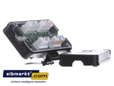 Ansicht links Telegrtner J00060A0069 Verbindungsmodul VM8-8Cat.7A(1000MHz) 