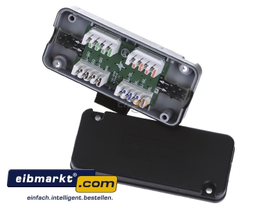 Ansicht oben vorne Telegrtner J00060A0069 Verbindungsmodul VM8-8Cat.7A(1000MHz) 