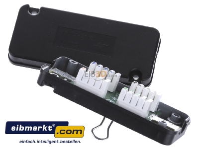 Ansicht oben hinten Telegrtner J00060A0069 Verbindungsmodul VM8-8Cat.7A(1000MHz) 