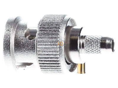 View on the left Telegrtner J01000A1255Z BNC plug connector 
