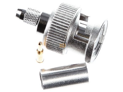 View top right Telegrtner J01000A1255Z BNC plug connector 
