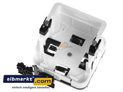 View up front Telegrtner H02010B0013 Junction box for wall duct rear mounted - 

