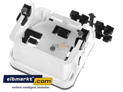 Top rear view Telegrtner H02010B0013 Junction box for wall duct rear mounted - 
