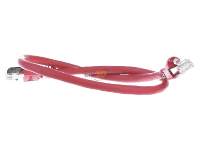Frontansicht Telegrtner L00000A0074 Patchkabel S/FTP 6A rt 0,5m 1x180Grd 