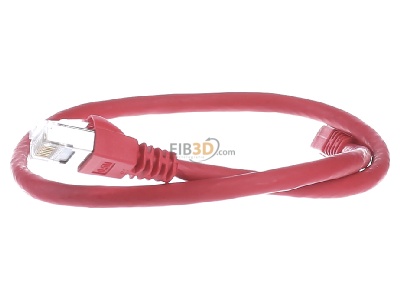 Ansicht rechts Telegrtner L00000A0074 Patchkabel S/FTP 6A rt 0,5m 1x180Grd 