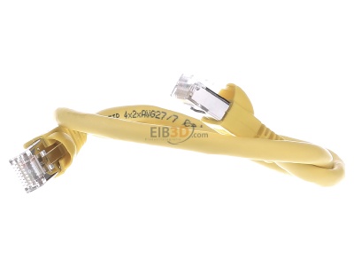 Frontansicht Telegrtner L00000A0076 Patchkabel S/FTP 6A ge 0,5m 
