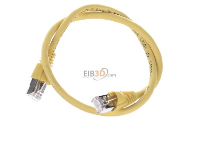 Ansicht oben vorne Telegrtner L00000A0076 Patchkabel S/FTP 6A ge 0,5m 