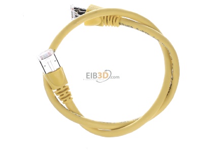 Ansicht oben rechts Telegrtner L00000A0076 Patchkabel S/FTP 6A ge 0,5m 