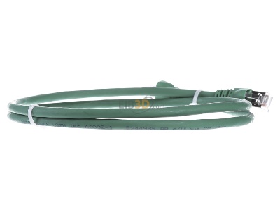 Ansicht hinten Telegrtner L00000A0082 Patchkabel S/FTP 6A gn 1,0m 1x180Grd 