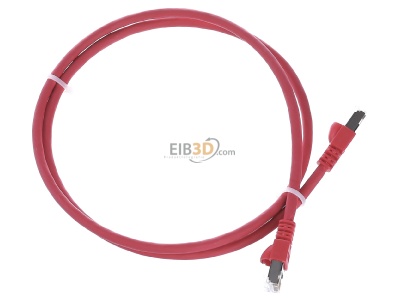 View top left Telegrtner L00000A0083 RJ45 8(8) Patch cord 6A (IEC) 1m 
