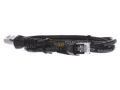 Front view Telegrtner L00000A0086 RJ45 8(8) Patch cord 6A (IEC) 1m 
