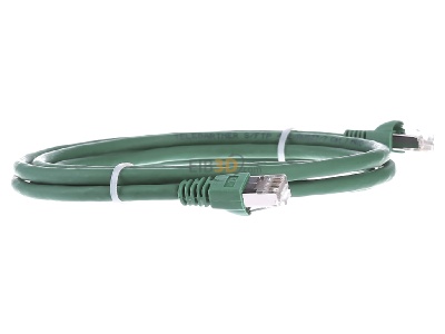 Ansicht links Telegrtner L00001A0085 Patchkabel S/FTP 6A gn 2,0m 1x180 