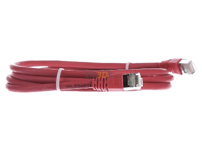 View on the left Telegrtner L00001A0086 RJ45 8(8) Patch cord 6A (IEC) 2m 
