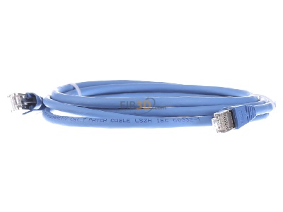 Front view Telegrtner L00001A0087 RJ45 8(8) Patch cord 6A (IEC) 2m 
