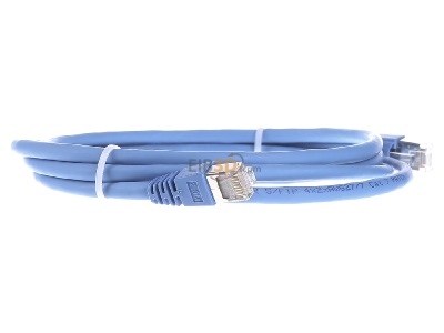 View on the left Telegrtner L00001A0087 RJ45 8(8) Patch cord 6A (IEC) 2m 
