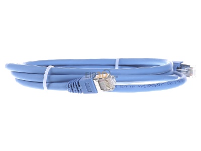 View on the left Telegrtner L00001A0087 RJ45 8(8) Patch cord 6A (IEC) 2m 
