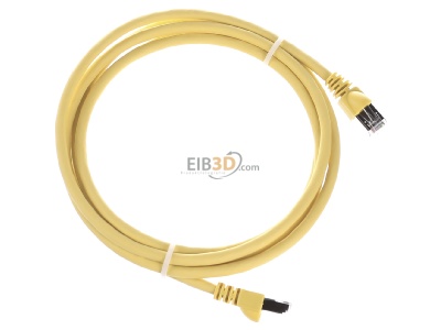 Ansicht oben links Telegrtner L00001A0088 Patchkabel S/FTP 6A ge 2,0m 1x180 