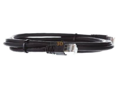 Ansicht links Telegrtner L00001A0089 Patchkabel S/FTP 6A sw 2,0m 