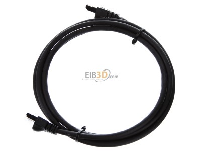 Ansicht oben rechts Telegrtner L00001A0089 Patchkabel S/FTP 6A sw 2,0m 
