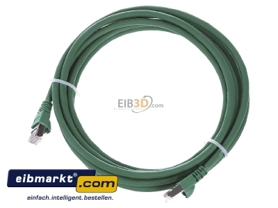 Ansicht oben vorne Telegrtner L00002A0113 Patchkabel S/FTP 6A gn 3,0m 1x180Grd 