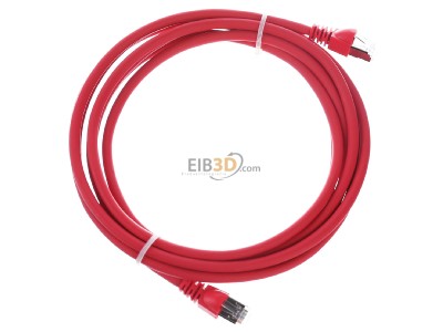 Ansicht oben links Telegrtner L00002A0114 Patchkabel S/FTP 6A rt 3,0m 