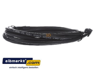 Ansicht hinten Telegrtner L00002A0117 Patchkabel S/FTP 6A sw 3,0m 1x180Grd 