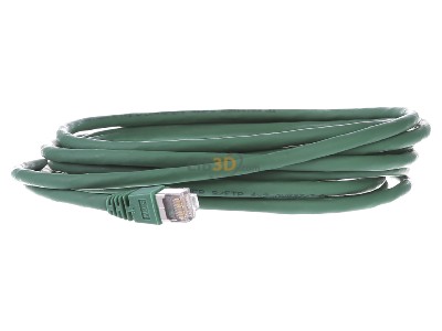 Ansicht links Telegrtner L00003A0056 Patchkabel S/FTP 6A gn 5,0m 
