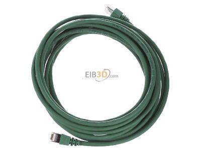Ansicht oben rechts Telegrtner L00003A0056 Patchkabel S/FTP 6A gn 5,0m 