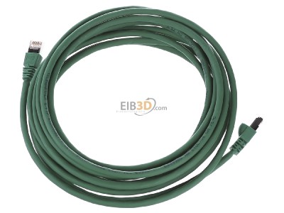 Ansicht oben hinten Telegrtner L00003A0056 Patchkabel S/FTP 6A gn 5,0m 