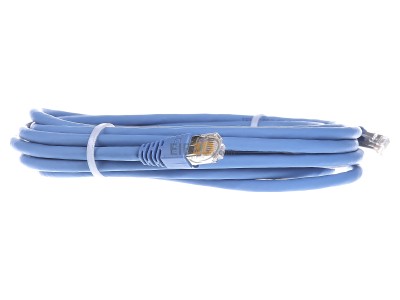 Ansicht links Telegrtner L00003A0058 Patchkabel S/FTP 6A bl 5,0m 