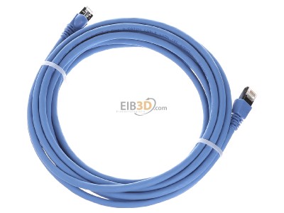 Ansicht oben hinten Telegrtner L00003A0058 Patchkabel S/FTP 6A bl 5,0m 