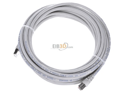 Ansicht oben vorne Telegrtner L00004A0054 Patchkabel S/FTP 6A gr 7,5m 1x180Grd 