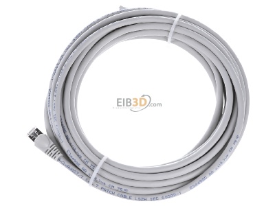 Ansicht oben rechts Telegrtner L00004A0054 Patchkabel S/FTP 6A gr 7,5m 1x180Grd 