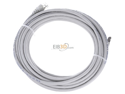 Ansicht oben hinten Telegrtner L00004A0054 Patchkabel S/FTP 6A gr 7,5m 1x180Grd 