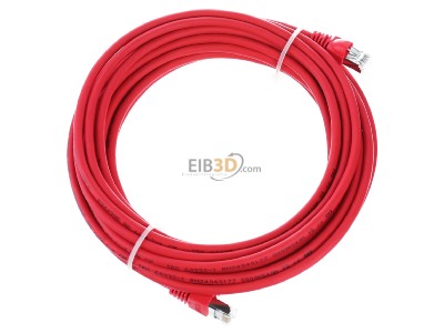 Ansicht oben links Telegrtner L00004A0056 Patchkabel S/FTP 6A rt 7,5m 