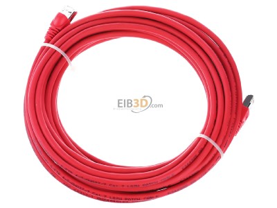Ansicht oben hinten Telegrtner L00004A0056 Patchkabel S/FTP 6A rt 7,5m 