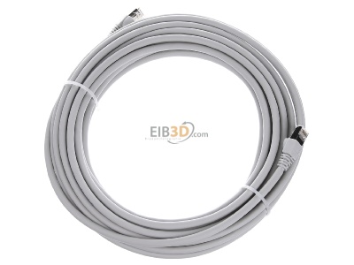 Ansicht oben hinten Telegrtner L00005A0027 Patchkabel S/FTP 6A gr 10,0m 1x180Grd 