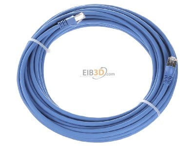 Ansicht oben hinten Telegrtner L00005A0030 Patchkabel S/FTP 6A bl 10,0m 