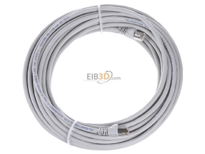 Ansicht oben links Telegrtner L00006A0033 Patchkabel S/FTP 6A gr 15,0m 